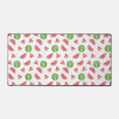 Neon Waterverf Watermeloenenpatroon 2 Bureaumat (Voorkant)