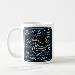 Neon Wave Arcadia Michigan Koffiemok