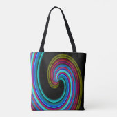 Neon Wave..... Tote Bag (Achterkant)
