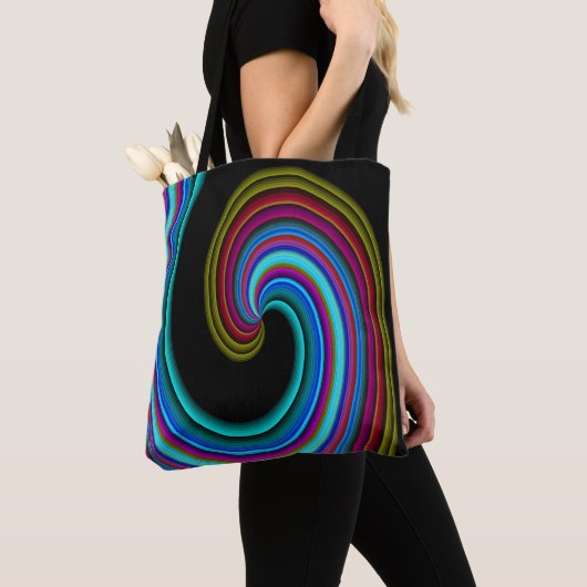 Neon Wave..... Tote Bag (Dichtbij)