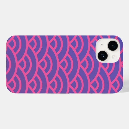 Neon Waves Case-Mate iPhone Case (Achterkant (horizontaal))