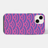 Neon Waves iPhone Hoesje (Achterkant horizontaal)