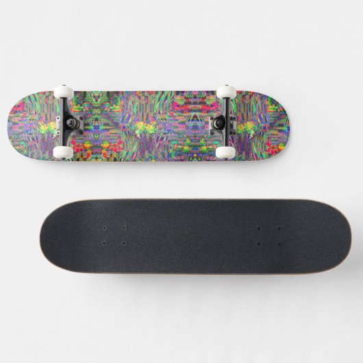 Neon Waves Skateboard (Horizontaal)
