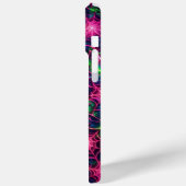 Neon web, spinnenwebpatroon, camouflage Case-Mate iPhone case (Achterkant / Links)