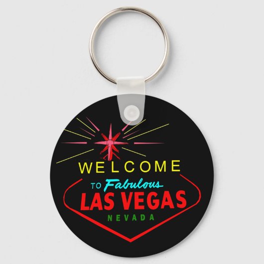 Neon Welcome to Las Vegas Sleutelhanger #2 (Voorkant)