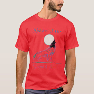 Neon Werewolf grappig T-shirt