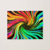 Neon Whirlpool Galaxy Legpuzzel (Horizontaal)