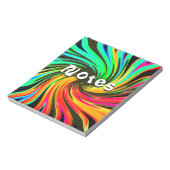 Neon Whirlpool Galaxy Notitieblok (Linkerzijde)