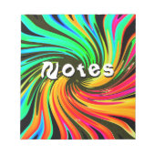 Neon Whirlpool Galaxy Notitieblok (Voorkant)