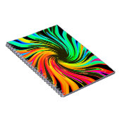 Neon Whirlpool Galaxy Notitieboek (Rechterzijde)