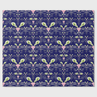 Neon whiskers and midnight blues cadeaupapier