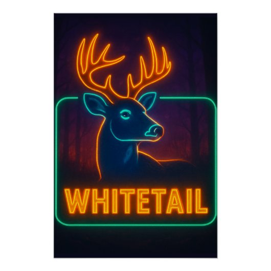 Neon Whitetail Poster (Voorkant)