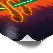 Neon Whitetail Poster Print (Hoek)