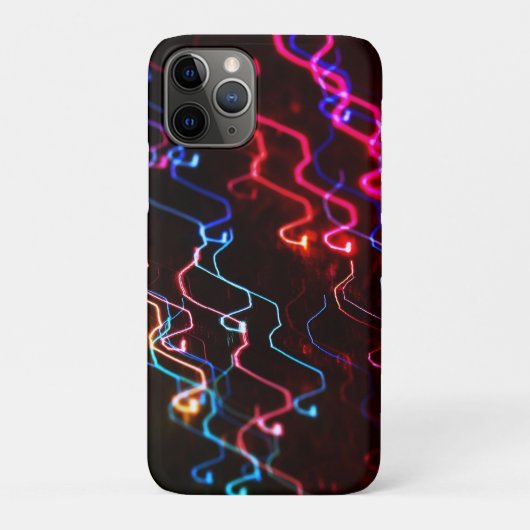 Neon Wiggle Wave Case-Mate iPhone Case (Achterkant)