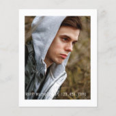 Neon Wild West Cowboy over de Graduation Party Flyer (Achterkant)