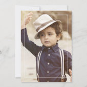 Neon Wild West Cowboy over de Graduation Party Kaart (Achterkant)