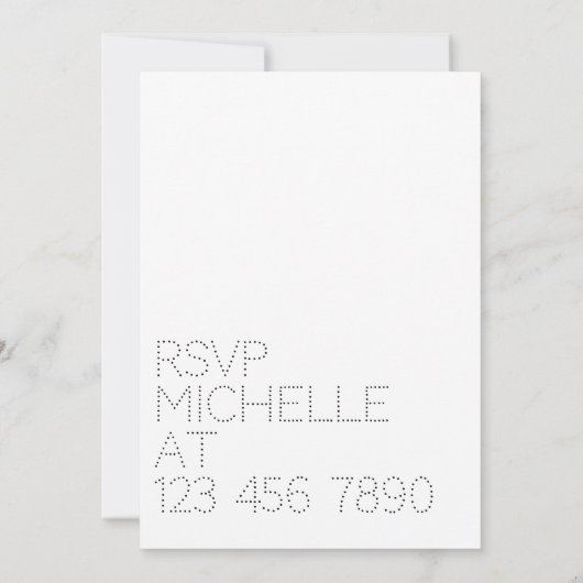 Neon Wild West Cowboy over Graduation Party Invi Kaart (Achterkant)