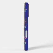 Neon Wilde Bloemen Case-Mate iPhone Case (Achterkant / Rechts)