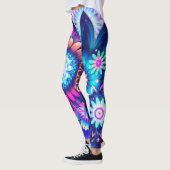 Neon wilde bloemen leggings (Links)