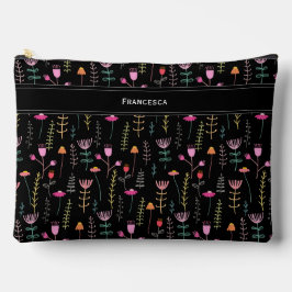 Neon Wildflower, aangepaste monogram Etui