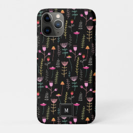 Neon Wildflower op zwart, Case-Mate iPhone Case