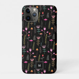 Neon Wildflower op zwart, Case-Mate iPhone Case