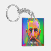 Neon Wilhelm Röntgen Sleutelhanger (Voorkant Links)