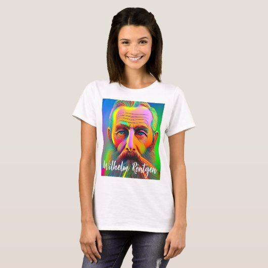 Neon Wilhelm Röntgen T-shirt (Voorkant volledig)
