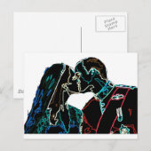 Neon Will en Kate Briefkaart (Voorkant / Achterkant)