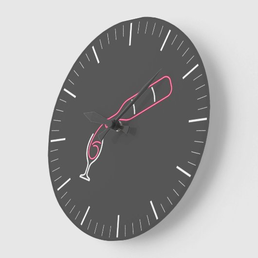 Neon Wine Puring Grote Klok (Hoek)