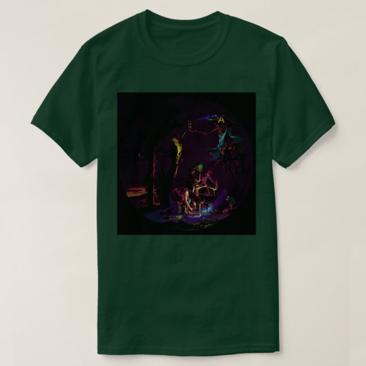 Neon Witch T-shirt (Design voorkant)