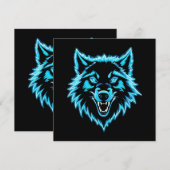 Neon Wolf (Voorkant / Achterkant)