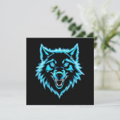 Neon Wolf (Staand voorkant)