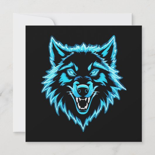 Neon Wolf (Achterkant)
