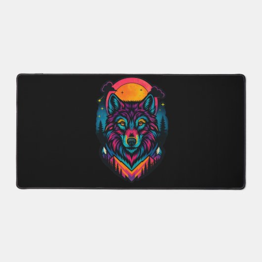 Neon Wolf Horizon Bureaumat (Voorkant)