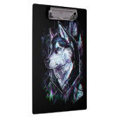 Neon Wolf Klembord (Rechts)