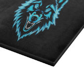 Neon Wolf Snijplank (Hoek)