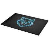 Neon Wolf Snijplank (Hoek)