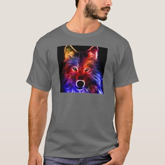 NEON WOLF T-SHIRT (Voorkant)