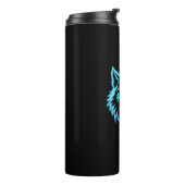 Neon Wolf Thermosbeker (Gedraaid links)
