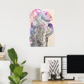 Neon Woman and Child Print (Thuiskantoor)