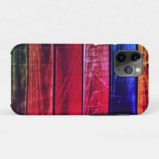 Neon Wood Case-Mate iPhone Case (Achterkant (horizontaal))