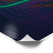 Neon Wood Duck Poster (Hoek)