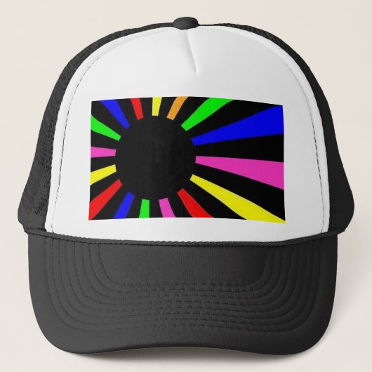 Neon World Flag Trucker Pet (Voorkant)
