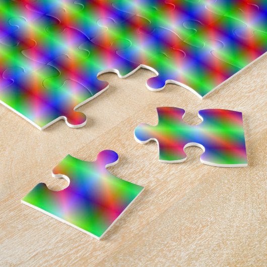 Neon X Puzzle Legpuzzel (Zijkant)