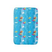 Neon Yacht Pattern Badmat (Voorkant Verticaal)