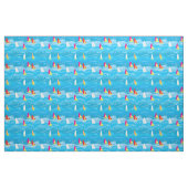 Neon Yacht Pattern Stof (Fat Quarter)