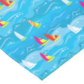 Neon Yacht Pattern Tafelkleed (Gekanteld)