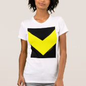 Neon Yellow Arrow T-shirt (Voorkant)