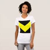 Neon Yellow Arrow T-shirt (Voorkant volledig)